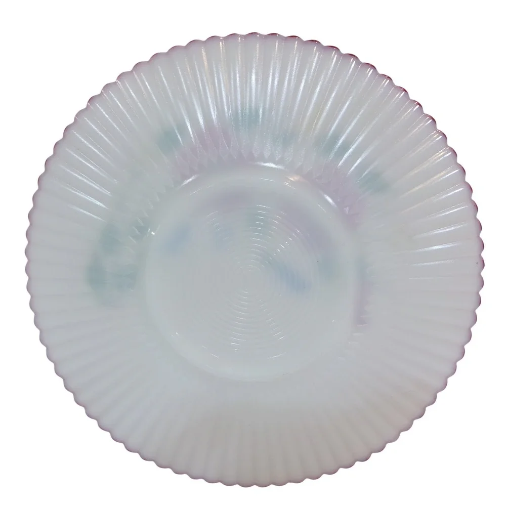 MacBeth-Evans Petalware Mountain Flowers Salver Plate Tray